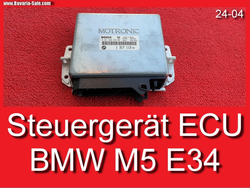 ❌ Steuergert Motor ECU BMW M5 E34  Motronic 