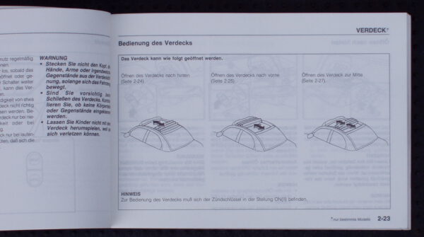 Bordbuch Bordmappe Mazda 121 DB 90 - 95 Owners Manual – Bild 5