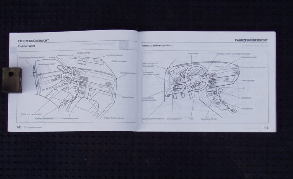 Bordbuch Bordmappe Mazda 121 DB 90 - 95 Owners Manual – Bild 4