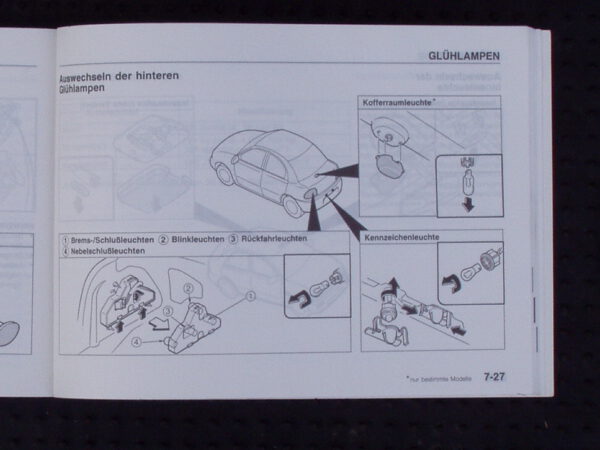 Bordbuch Bordmappe Mazda 121 DB 90 - 95 Owners Manual – Bild 2