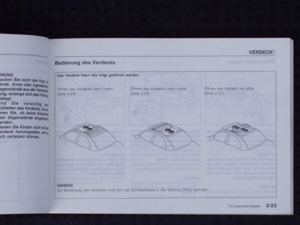 Bordbuch Bordmappe Mazda 121 DB 90 - 95 Owners Manual – Bild 8