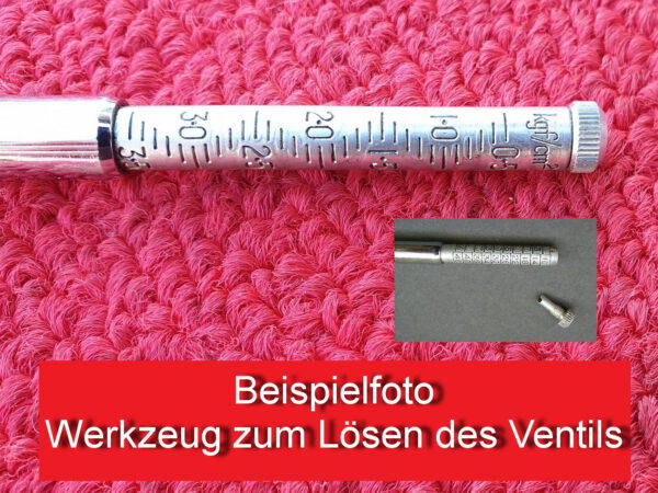 Luftdruckprüfer Rover 1970 England Pressure Gauge Luftprüfer – Bild 10