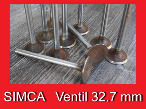 Simca Einlassventil Auslassventil 32,7 mm 1000 Serie Rallye ?