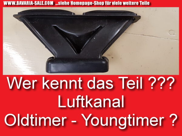 ❌ Luftkanal Heizung Luftschacht Düse Youngtimer - Wer kennt es