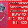 Kappe Anschluss Scheinwerfer BMW E3 E9 CS E12 E21 E24 E30 323i 1373321