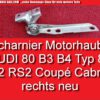 Scharnier Motorhaube Audi 80 B4 Coupe Cabrio Typ 89 893823302A