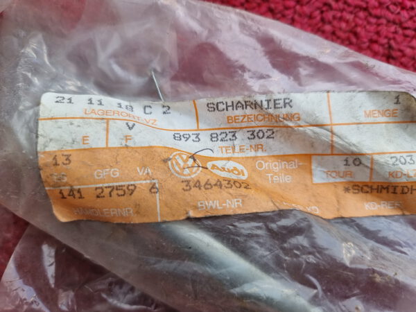 Scharnier Motorhaube Audi 80 B4 Coupe Cabrio Typ 89 893823302A – Bild 6