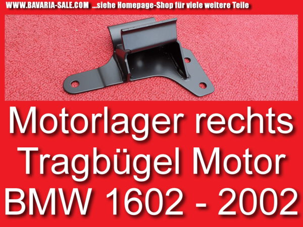 Motorlager rechts Tragbügel BMW 1602 2002 tii E10 11181103865