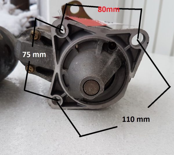 Anlasser Mazda 323 BG Bj 90 - 94 tadelloser Zustand B50518400 – Bild 7