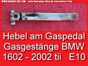 Hebel Gasbetätigung Gashebel Gaspedal BMW 1602 1802 2002 35411110447