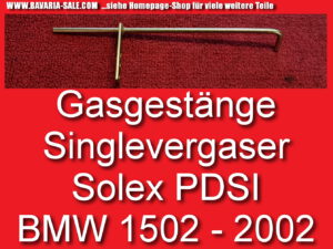 Gasbetätigung Gestänge Stange BMW 1602 2002 E10 Solex PDSI 35 41 1 103 814