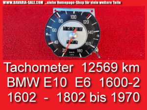 Tacho 180 kmh Kombiinstrument BMW 1600 1602 2002 E10 1966-71 62111350093