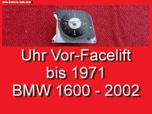 Uhr Zeituhr 12V Kombiinstrument BMW 1600 1602 2002 E10 bis -71 62 11 1 350 086