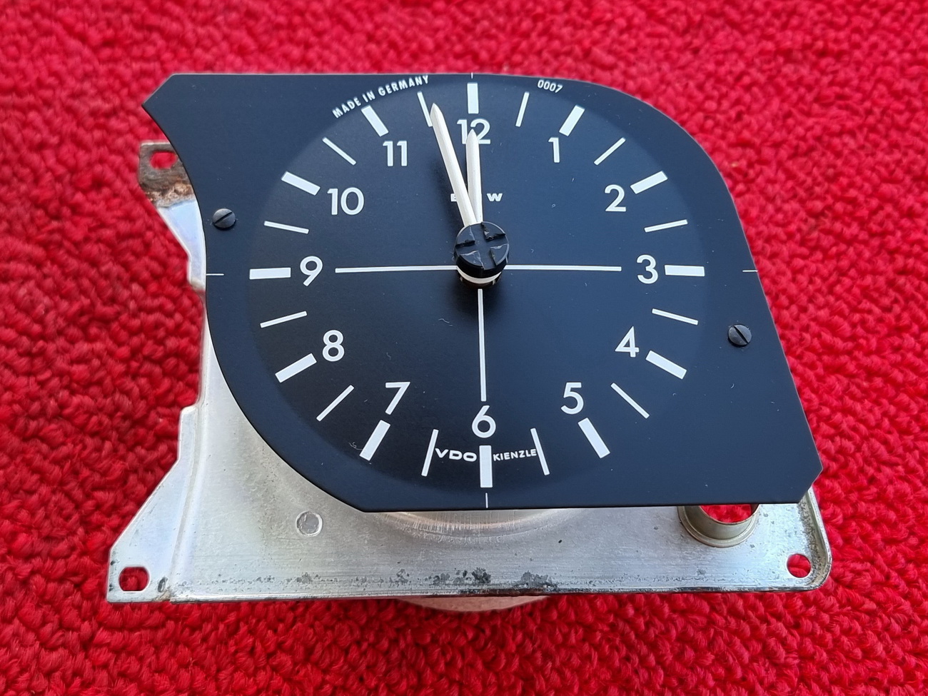 Zeituhr Uhr Kombiinstrument BMW 1502 1602 2002 FL Kienzle VDO 62 13 1 357 651 – Bild 3