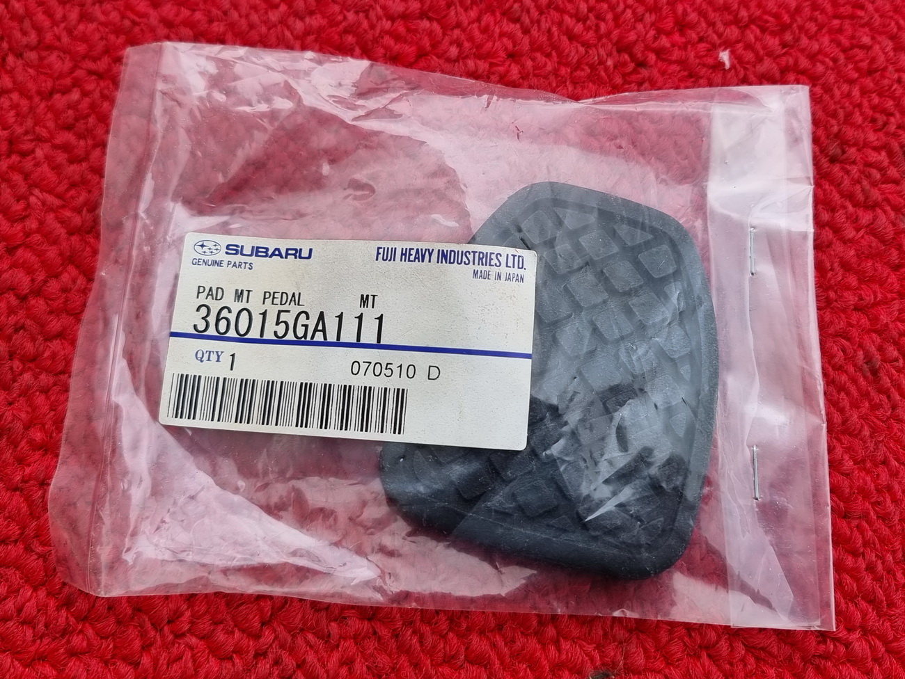 Pedalgummi original Subaru Impreza Legacy Forester 36015GA111 – Bild 5