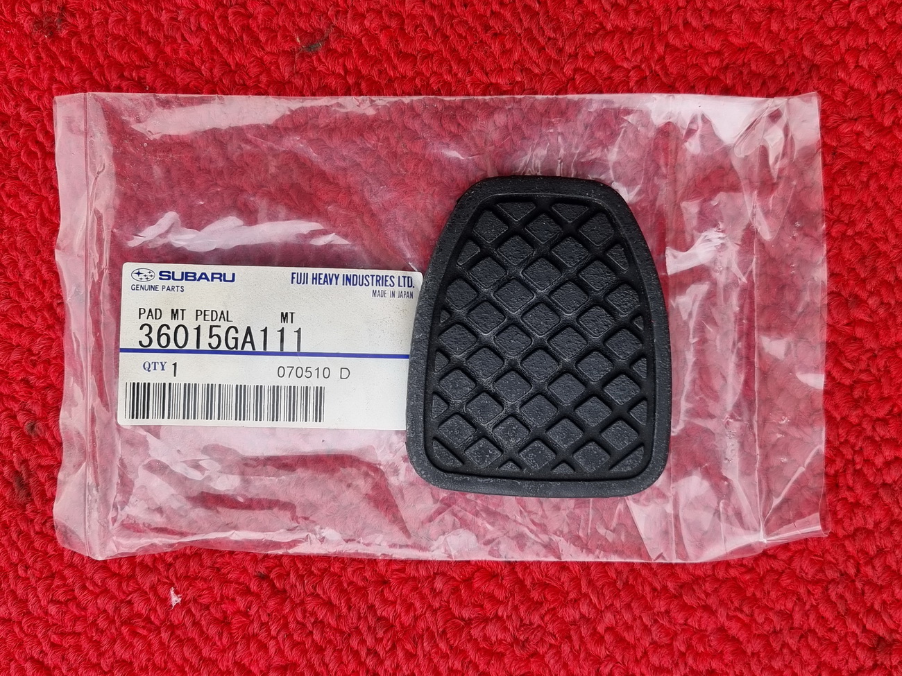 Pedalgummi original Subaru Impreza Legacy Forester 36015GA111 – Bild 6