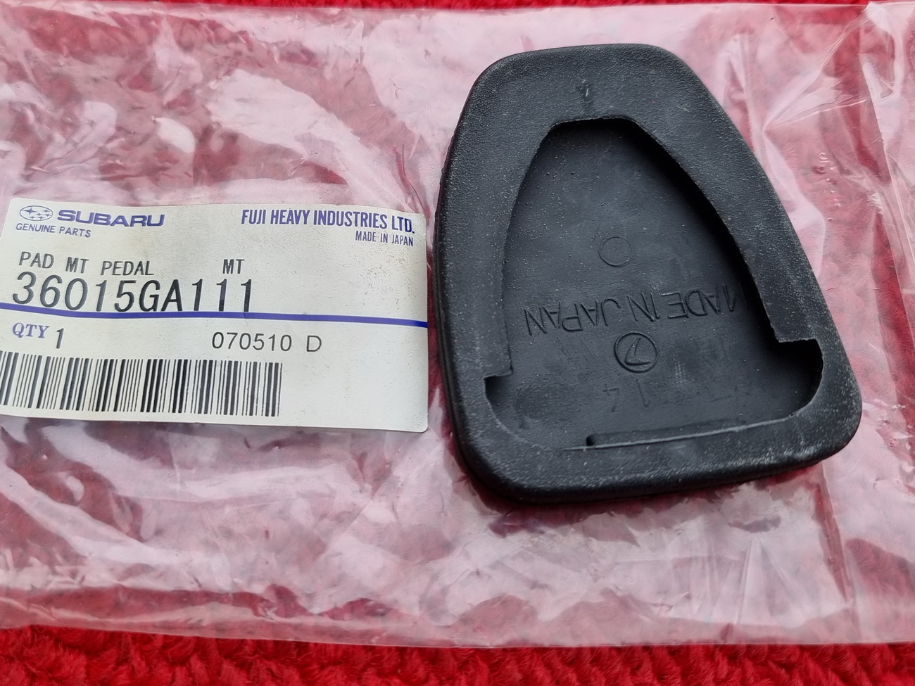 Pedalgummi original Subaru Impreza Legacy Forester 36015GA111 – Bild 3